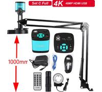 Microscope numérique, grossissement 150x, support réglable, set C Ensembles complets