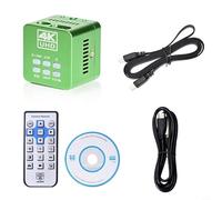 Microscope numérique industriel avec résolution Ultra HD 4K, 3840 x 2160p/USB Microscope vidéo pour inspection PCB, laboratoire, CMOS 1/1,8" IMX334, port C/CS (Royaume-Uni)