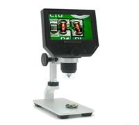 Microscope numérique LCD 4,3" avec grossissement 50X-600X et enregistrement vidéo 1080p pour inspection industrielle, analyse de pièces de monnaie et soudure électronique