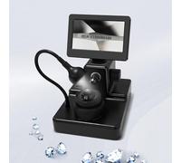 Microscope Numérique LCD 4,3 Pouces Pour Diamants, Visionneuse De Taille De Diamant, Avec Éclairage LED, Grossissement 50-1000X, Identification Précise, Pour Le Test Et Le Traitement Des Diamants