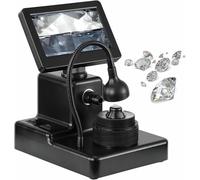 Microscope Numérique LCD, Visionneuse De Ceinture De Diamant Numérique Avec Lumière De Remplissage LED, Plage De Mise Au Point De 10 À 40 Mm Et Grossissement 50-1000X, Pour Les Bijoux, Les Timbres, Le