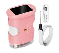 Microscope Numérique - Microscope de Poche | Micŕoscope Numérique pour Eņfants avec Écran 2 Pouces, Jouet Scientifique Rechargeable 1000X avec 8 Lampes LED pour Maison, École et Nature, 220g