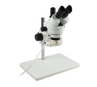 Microscope numérique, Microscope Industriel, agrandissement stéréo trinoculaire Zoom continu 7X - 45x for la réparation de PCB Laboratoire