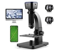 Microscope numérique, Microscope numérique Biologique 2000X WiFi USB avec lentille et microbien 11 réglable LED