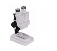 Microscope numérique, Microscope Stéréo Binoculaire 20X/40X Au-Dessus des Lumières De LED Outil Soudure Carte PCB Réparation Téléphone Portable Microscopio D'observation Minérale(Blanc)