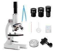 Microscope numérique monoculaire 64X-2400X for Enfants, école Primaire, Sciences, biologie expérimentale, enseignement Facile à Utiliser