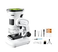 Microscope numérique Photo vidéo avec écran, visionneuse LED Rechargeable 1000X pour étude de Diapositives, Examen détaillé, Inspection, Microscope Portable, loupe d ' Affichage, observateur Outil