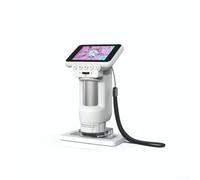 Microscope numérique portable 12 MP avec vidéo 1080p et huit lumières LED réglables pour des observations détaillées (H013 Blanc)