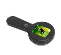 Microscope Numérique Portable 200x Grossissement, Écran 2,0 Pouces, pour | Fonction anti-secousse, 16 lumières LED, conception compacte, inspection pédagogique, appareil photo 12 MP
