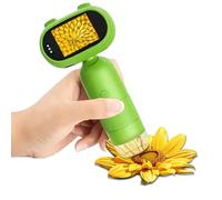 Microscope Numérique Portable 500X 1000X, Microscope Grossissant Portatif à écran de 2 Pouces avec 8 Lumières LED, Enregistrement Vidéo, Mini Microscope de Poche pour la Lecture