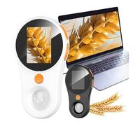 Microscope numérique Portable 500X, écran IPS de 2 Pouces, caméra Microscope avec 8 lumières LED, équipement Biologique d'extérieur for Enfants(Black with 32G Card)