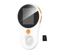 Microscope numérique Portable 500X, écran IPS de 2 Pouces, caméra Microscope avec 8 lumières LED, équipement Biologique d'extérieur for Enfants(White with 32G Card)