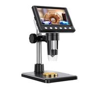 Microscope numérique portable à grossissement 1000x avec écran intégré de 4,3 pouces, parfait pour les amateurs et les étudiants, microscope pour réparation de circuits imprimés