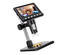 Microscope numérique portable à grossissement 1000x avec lumières LED | LED réglables et éclairage lumineux pour les amateurs et les étudiants