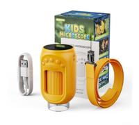 Microscope numérique portable grossissement 1000x, USB portable 3,9 x 2,1 pouces, écran IPS 8 lumières LED, appareil photo 2 MP pour enfants, étudiants, pièces de monnaie, plantes, outil éducatif (388