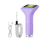 Microscope Numérique Portable,Jouet Scientifique 1000X,Loupe de Poche pour Extérieur | pour Jeunes Apprentis et Explorateurs Activités Éducatives en Famille et Vacances