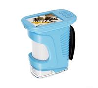 Microscope numérique portable pour écran IPS 1000 x 2,4" (bleu) | Pour un grossissement de 1000x, écran IPS de 2,4", couleurs vives, grand angle de vue, analyse claire des détails
