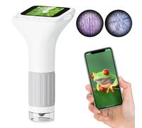 Microscope numérique Portable pour Enfants 1000X avec écran IPS de 2 Pouces, caméra HD 1080P, loupe de Poche pour la Science et l'éducation, Cadeau pour Enfants de 3 à 12 Ans