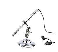 Microscope numérique portable USB loupe d'inspection IP67 étanche caméra intégrée 8 lumières LED avec capteur CMOS avancé grossissement 10 x 200 x pour smartphones Android PC ordinateurs portables