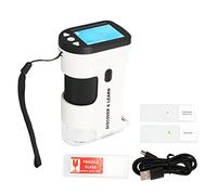 Microscope numérique portatif avec écran de 2", microscope de poche, microscope portable pour enfants étudiants adultes laboratoire d'observation microbiologique pour pièce de pierre végétale