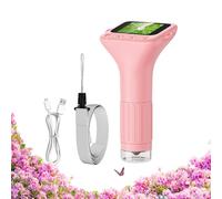 Microscope Numérique Portatif - Compact Portable De 6,69 Pouces | Mini Microscope Portatif À Grossissement 1000X - 1080P HD Avec Écran LED, Parfait Pour L'apprentissage Des Sciences En Plein Air Des E