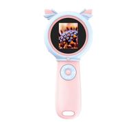 Microscope numérique pour enfants avec écran IPS de 5,1 cm, mini microscope éducatif scientifique numérique avec lumières LED intégrées, léger pour Noël, anniversaire, âge 3-5, 5-7, 8-12 ans, filles