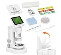 Microscope numérique pour - Portable 100X 1000X Zoom Jouet éducatif Science pour ole, maison, voyage, été, apprentissage, découverte