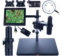 Microscope numérique Rosfix Earth Pro MCEP-0.5X - 8" displej + držiak 200 mm + LED kruhové svetlo 56x | Na spájkovanie a jemnú prácu