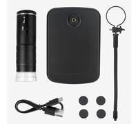 Microscope numérique sans fil F210 avec affichage mobile en temps réel via WiFi, zoom max 1000x, sortie HD 1080p, cou flexible et éclairage intégré
