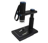 Microscope Numérique sans Fil, Grossissement 50X-1000X Caméra de Microscope WiFi USB avec 8 Lumières LED Microscope Portable pour PC, Tablette, Téléphone Intelligent (Noir)