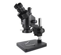 Microscope numérique, Scope Stéréo Trinoculaire Industriel Focal Simul Zoom Continu À Grossissement Numérique 7X - 45X for La Soudure De Réparation Téléphone