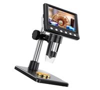 Microscope numérique transparent de 10,9 cm avec grossissement 1000x et écran LCD intégré pour réparation électronique et éducation Microscope pour réparation de circuits imprimés