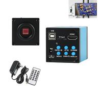 Microscope numérique USB 16 MP 1080p - Vidéo en direct en temps réel de 60 ips, zoom x5, comprend un câble USB et HDMI pour une meilleure visualisation et une connectivité facile