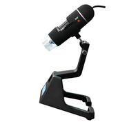 Microscope Numérique USB 2 Millions, Loupe LED Flexible 25x-600x | Réglage Manuel, Huit Diodes Intégrées, Câble USB Fourni, Noir Plastique, pour Monnaies et Objets Anciens