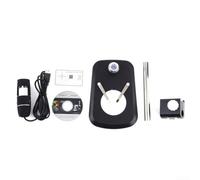 Microscope numérique USB avec éclairage 8 LED et grossissement 1000x avec support en métal robuste pour une utilisation mains libres en laboratoire et projets de bricolage