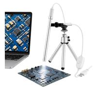 Microscope numérique USB HD 2 MP, grossissement 1 à 500x | Caméra d'inspection endoscopique numérique avec trépied, objectif réglable 7 mm, 4 LED, pour diverses observations