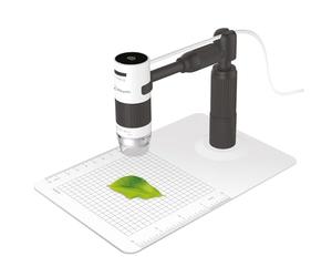 Microscope numérique USB Magnificateur Agrandisseur Atlantis E45-MS725, Résolution UXGA 1600x1200. Double feu, grossissement 60x et 250x. Réglage millimétrique Hauteur et Longueur, PC, Mac Android