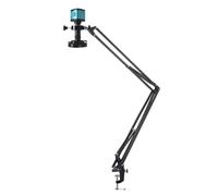 Microscope Numérique Vidéo Industriel, Caméra 48mp 4K 1080P HDMI USB, Zoom 130X, Objectif À Monture C, Support en Porte-à-Faux for Réparation Et Soudage Clair Et PréCis