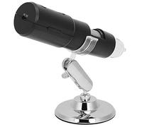 Microscope Numérique WiFi Microscope électronique Loupe Endoscope Microscope 50-1000X Connexion WiFi USB Rechargeable 8 LED Base Rotative à 360 ° pour Contrôle cutané Biologique