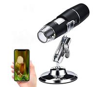 Microscope Numérique WiFi, XVZ Microscopes numériques portatifs 50X à 1000X, Mini-Microscope Digital Portable avec 8 LED pour iPhone Android, iPad