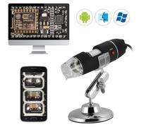 40X-1000X Zoom USB Microscope Numérique 8LED Endoscope Léger Loupe Caméra Vidéo avec Stand TE895