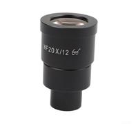 Microscope Oculaire WF10X/20mm ou WF20X/10mm avec 30mm de diamètre d'insertion, objectif grand angle en verre optique avec revêtement FM pour une image claire, (WF20X/12)