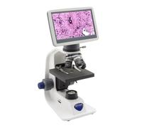 Microscope Optika B-151R-PLV, numérique, mono, DIN, plan n, 40x-400x, X-LED 1W, 2 MP, 30fps, LCD, + tête, batterie