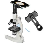 Microscope optique monoculaire, grossissement 64X-2400X, parfait pour l'enseignement scolaire, 64X-2400X