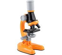 microscope optique pour enfants 1200X avec lumière LED Bouteilles de collection 12pcs diapositives pour les enfants, les étudiants et les débutants Jouet éducatif pour les sciences
