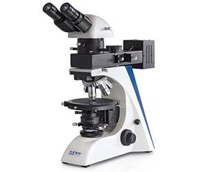 Microscope polarisant [Cœur OPO 185] Le polarisant pour les utilisateurs flexibles et professionnels, système optique : Infinity, Tubus : Binoculaire, éclairage : 12 V/100 W halogène (lumière) +