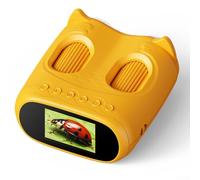 Microscope portable 2 en 1 avec écran IPS de 5,1 cm, grossissement 1000x, pour enfants et étudiants (orange)