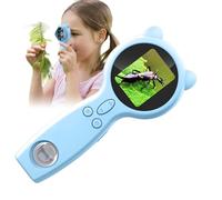 Microscope Portable | 50X Portable, Agrandisseur Numérique HD | Deux, Prend En Charge Photo et Enregistrement Vidéo, Lentille De Grossissement, Pour Collection De Pièces