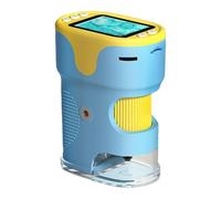 Microscope portable à lumière LED avec grand écran et mémoire de 32 Go Microscope compact à main pour étudiants et chercheurs Tube unique