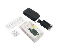 Microscope portable avec grossissement 200 x 240x et lumière UV intégrée pour l'inspection des bijoux, l'identification des pierres précieuses, l'évaluation et la visualisation en déplacement